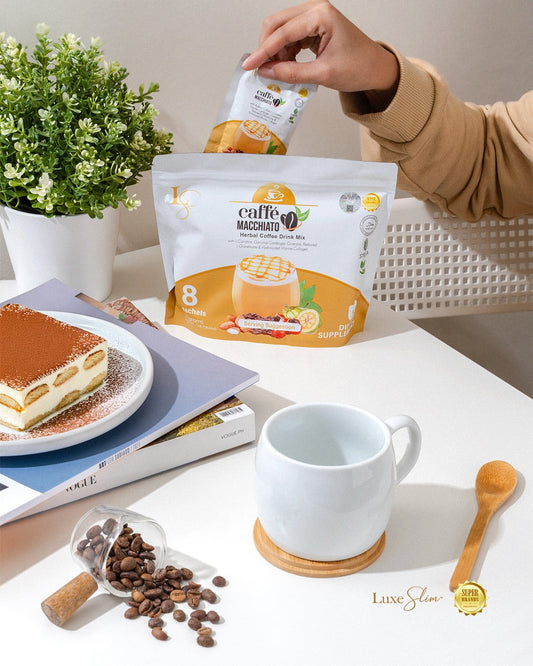 Luxe Slim Caffee MACCHIATO With Collagen & L-Glutathione, 8 Sachets