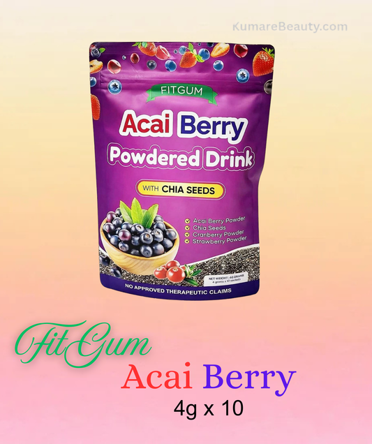 Acai Berry Powdered Drink with CHIA SEEDS 4g x 10 sachets