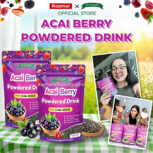 Acai Berry Powdered Drink with CHIA SEEDS 4g x 10 sachets