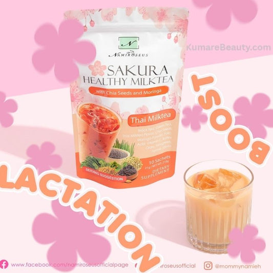 Namiroseus Sakura Healthy Milktea Pouch 210g