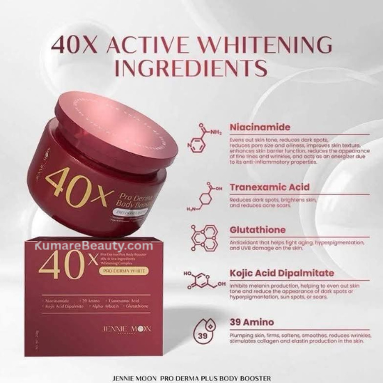 40X Pro Derma Plus Body Booster PRO DERMA WHITE 250g